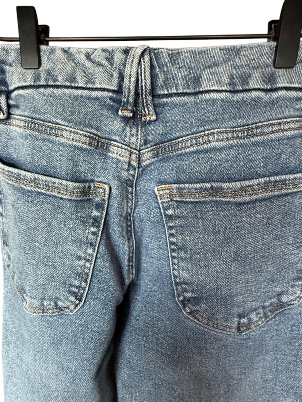 Good American Good Waist Palazzo Seamed Jeans Sz 28 - Picture 10 of 13